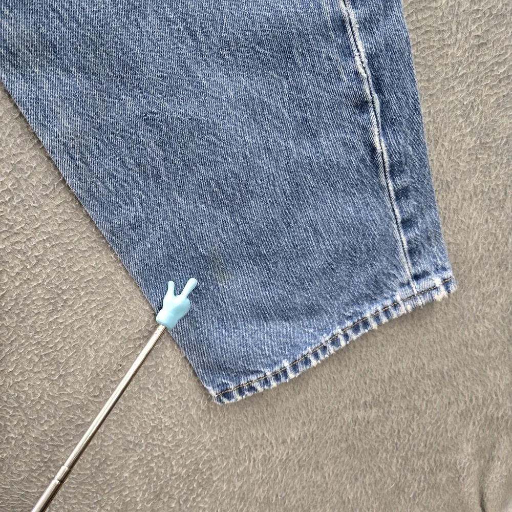 VINTAGE Levi's 501 Men Jeans 34X36 Blue Denim Y2K Original Fit Straight READ